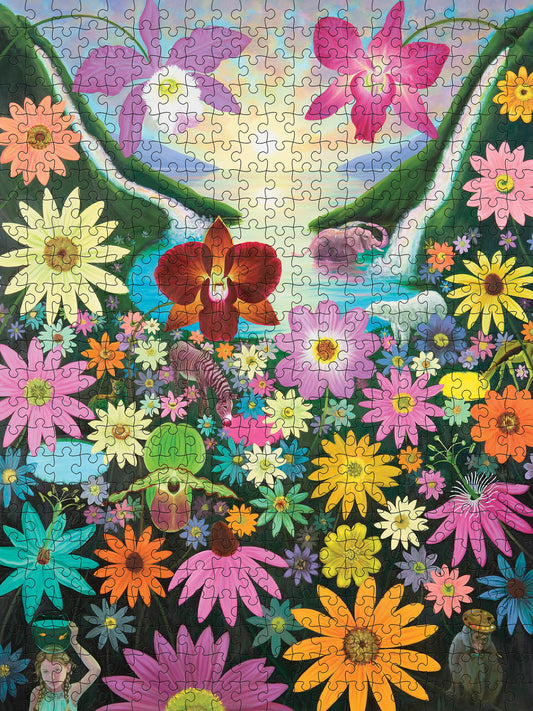 L. C. Armstrong: Rainbow Falls 500-Piece Jigsaw Puzzle_Primary
