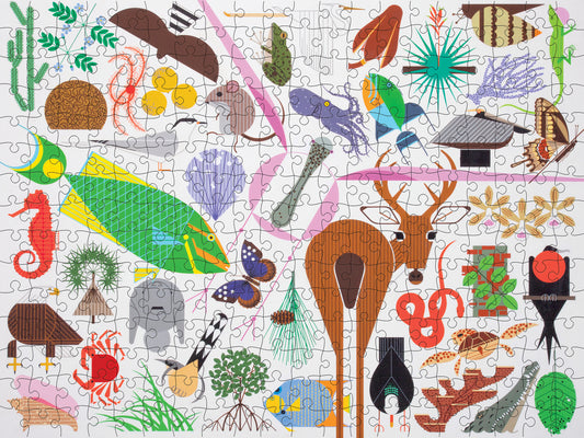 Charley Harper: Wildlife Wonders 500-Piece Jigsaw Puzzle_Primary