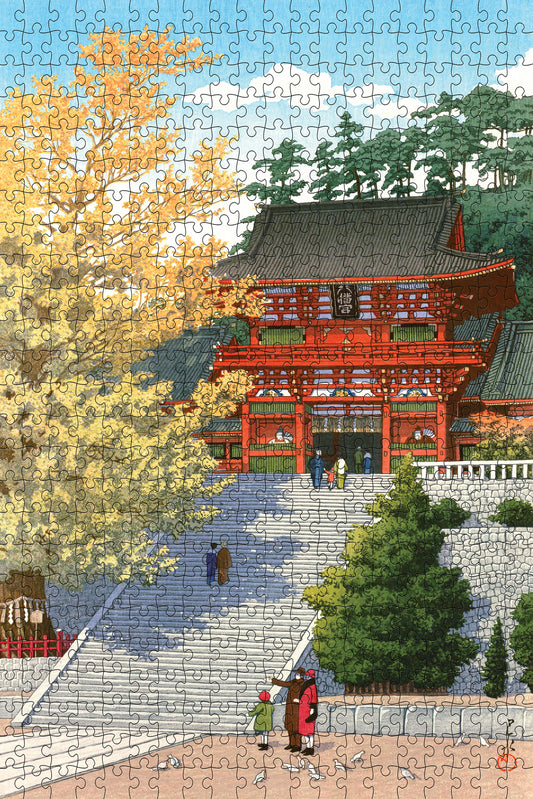 Kawase Hasui: Tsurugaoka Hachiman Shrine 500-Piece Jigsaw Puzzle_Primary
