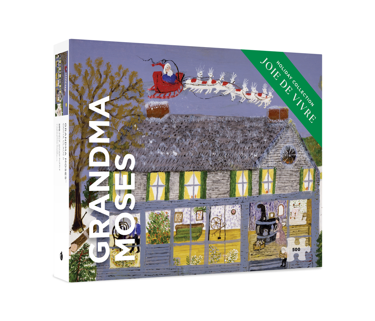 Grandma Moses: Santa Claus II 500-Piece Puzzle_Primary