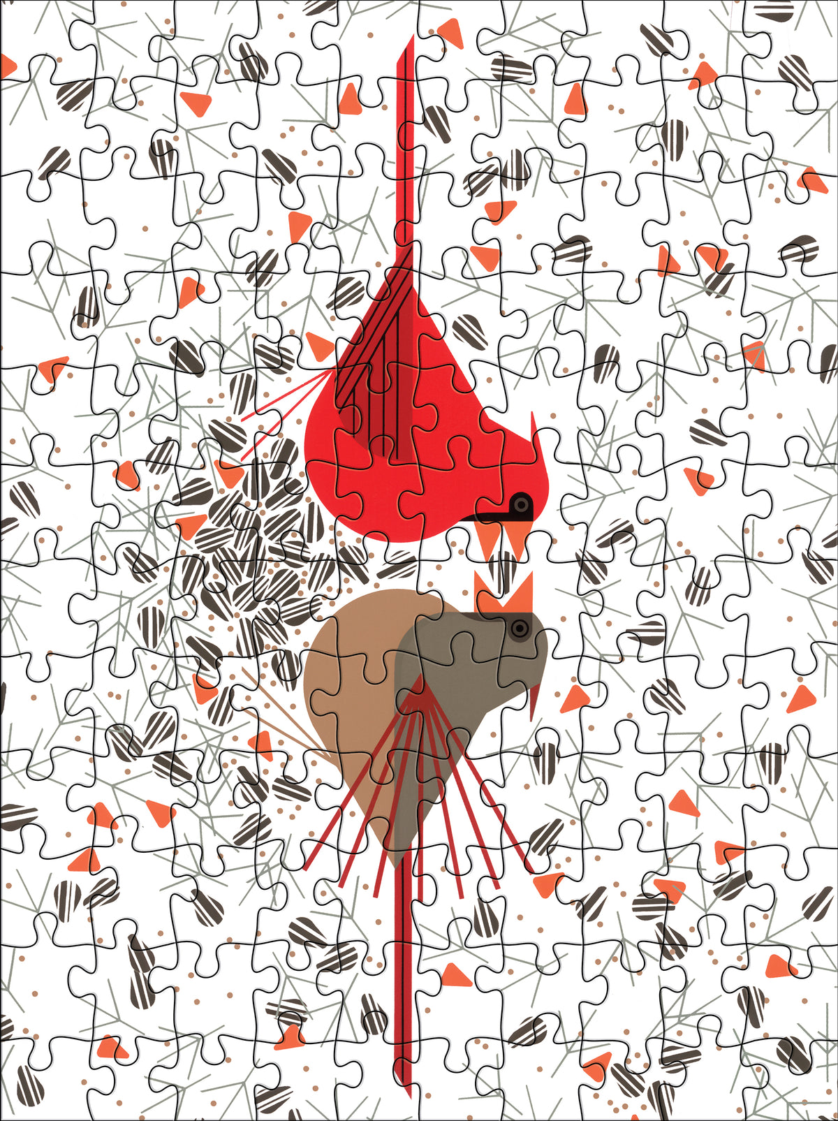 Charley Harper 120-Piece Double-Sided Jigsaw Puzzle Set_Interior_2