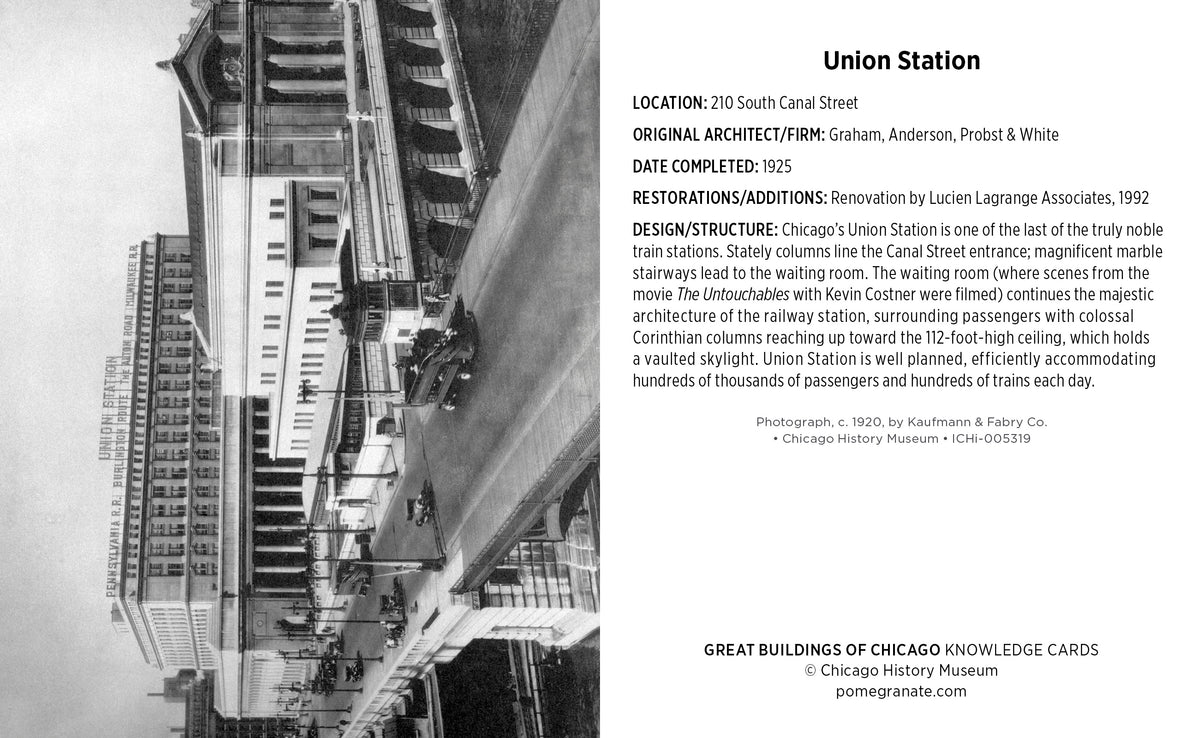 Great Buildings Of Chicago Knowledge Cards