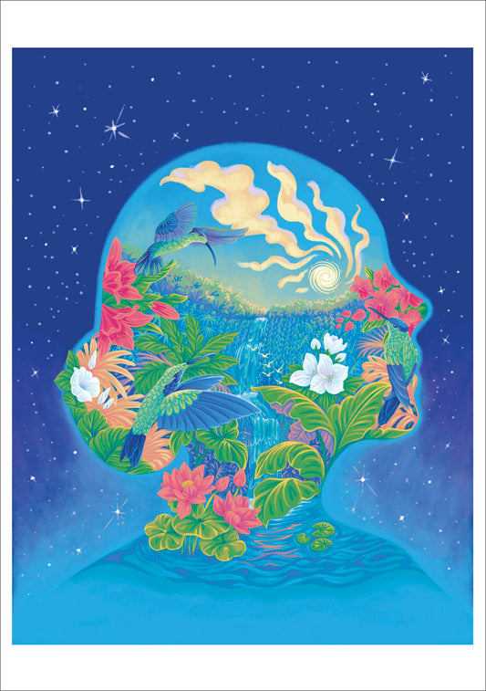 Alejandra Peñaloza: I Am Radiant Vitality Notecard_Front_Flat