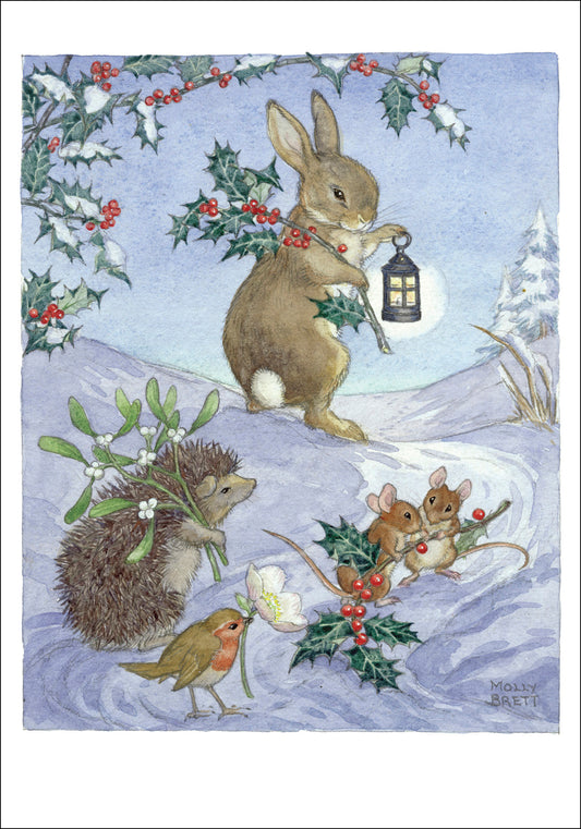 Molly Brett: Christmas Animals Small Holiday Cards_Primary