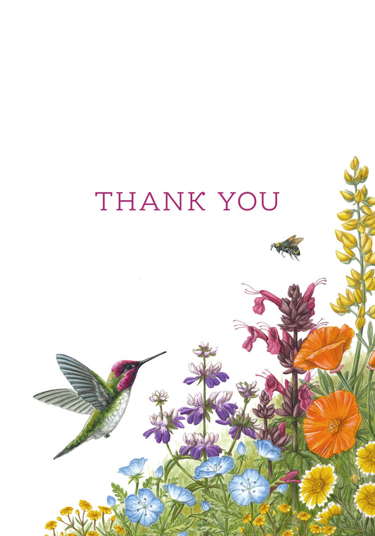 Erin E. Hunter: Wildflowers Thank You Notes_Front_3D