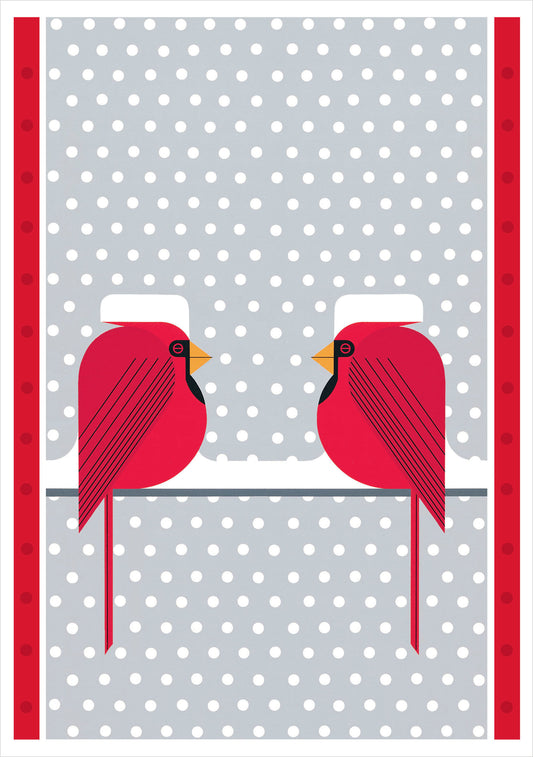 Charley Harper: Cool Cardinals Holiday Card Assortment_Front_3D