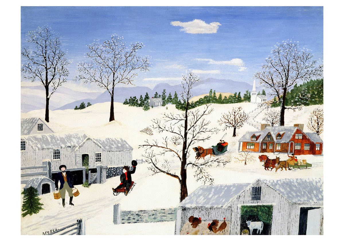 Grandma Moses Holiday Card Assortment_Interior_1